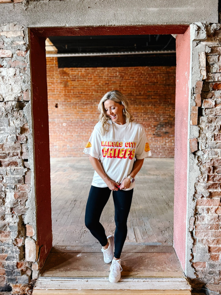 Chiefs Halfback Tee, White