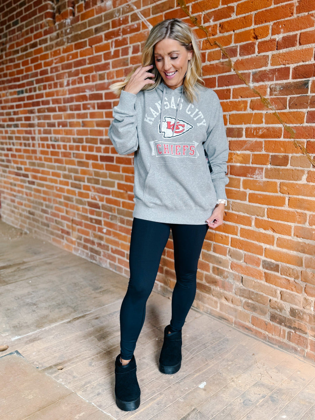 Chiefs Scrimmage Hoodie, Grey