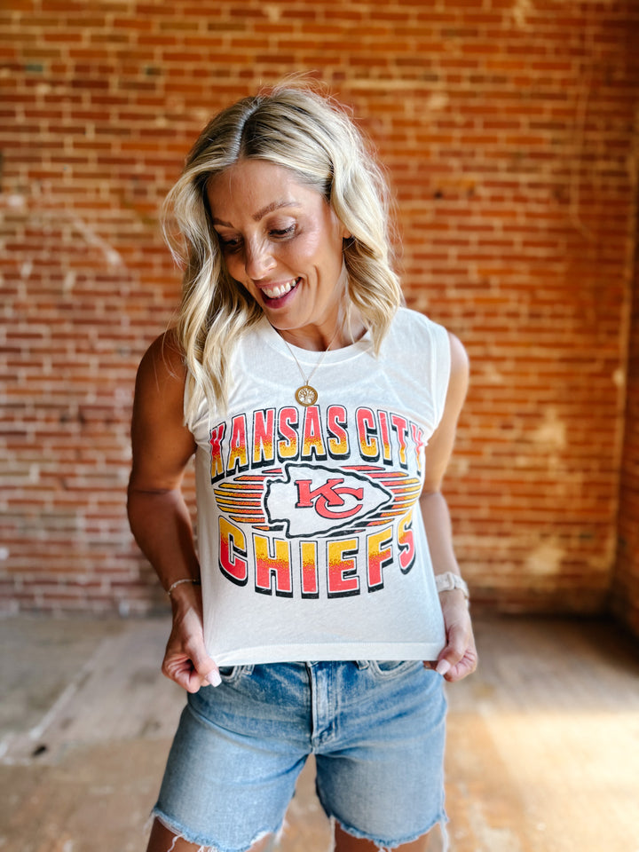 Chiefs Women's Tank, White