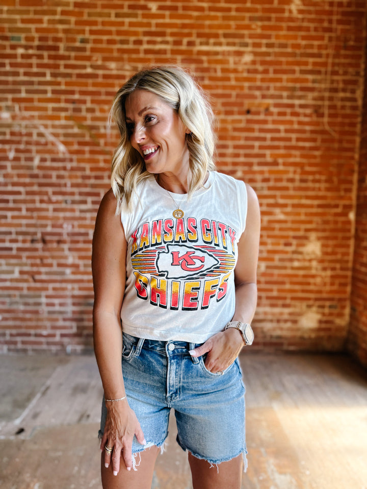 Chiefs Women's Tank, White