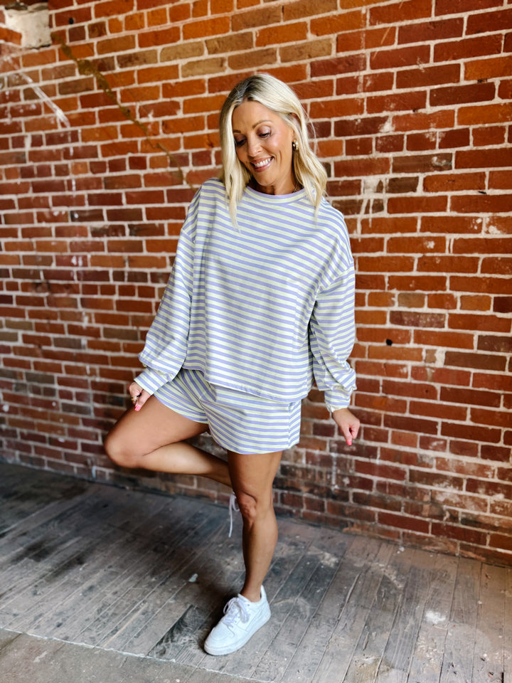 Citrus Coast Oversized Striped Set