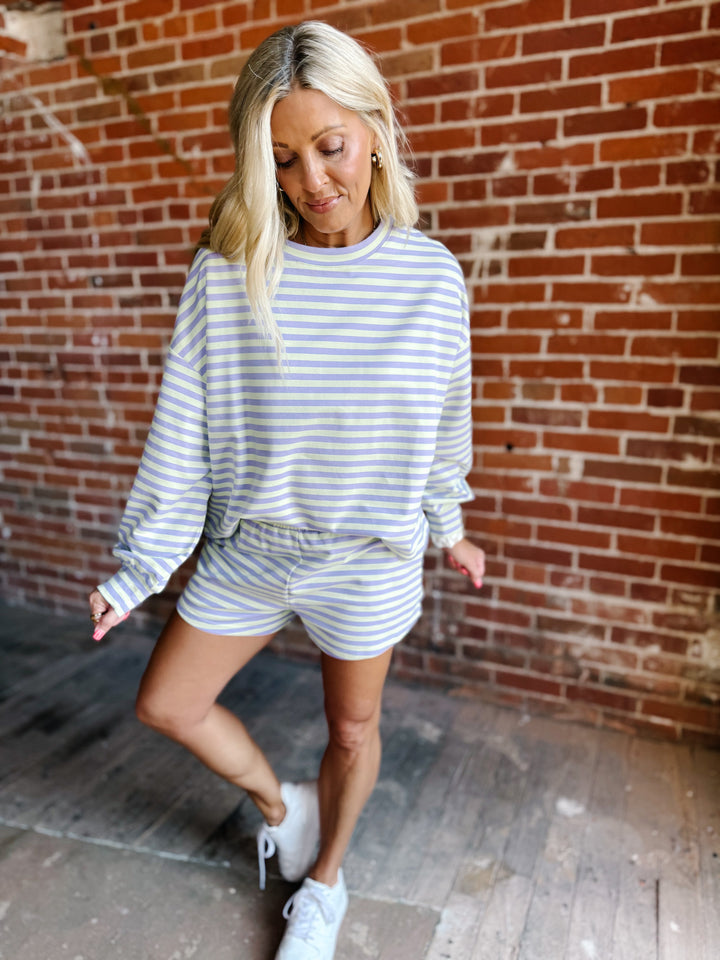 Citrus Coast Oversized Striped Set