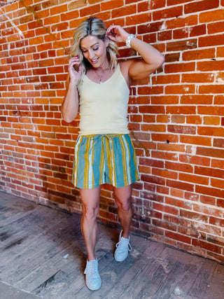 Clean Slate Knit Tank, Butter Yellow