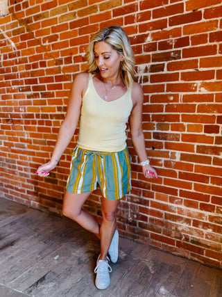 Clean Slate Knit Tank, Butter Yellow