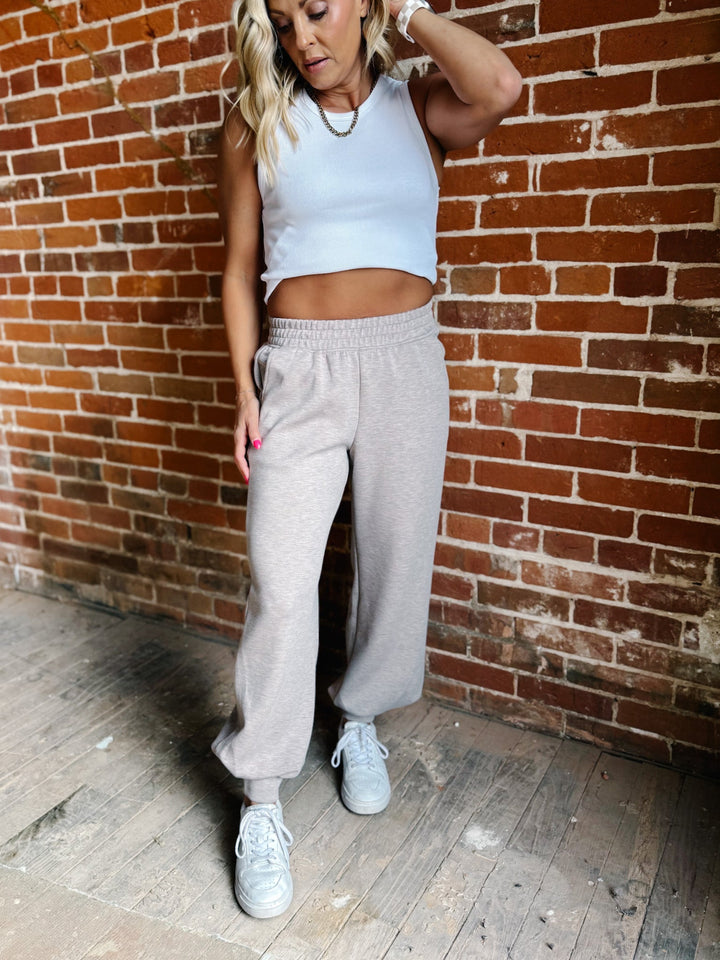 Cloud Nine Scuba Joggers, Heather Taupe