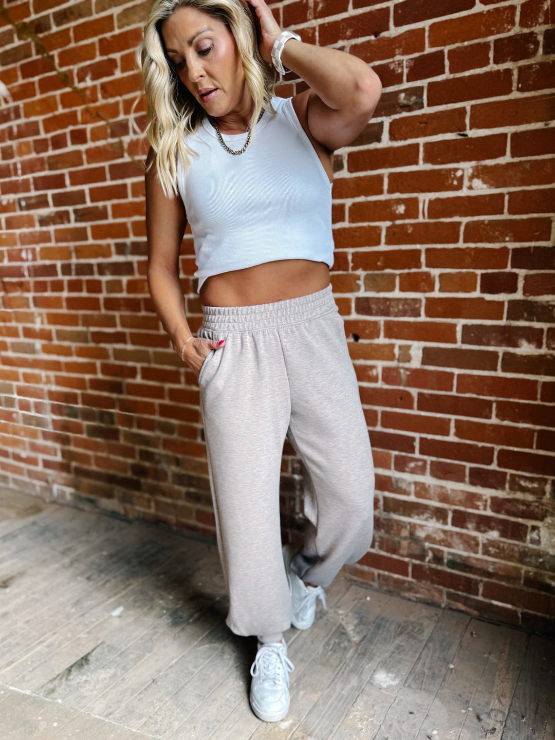 Cloud Nine Scuba Joggers, Heather Taupe