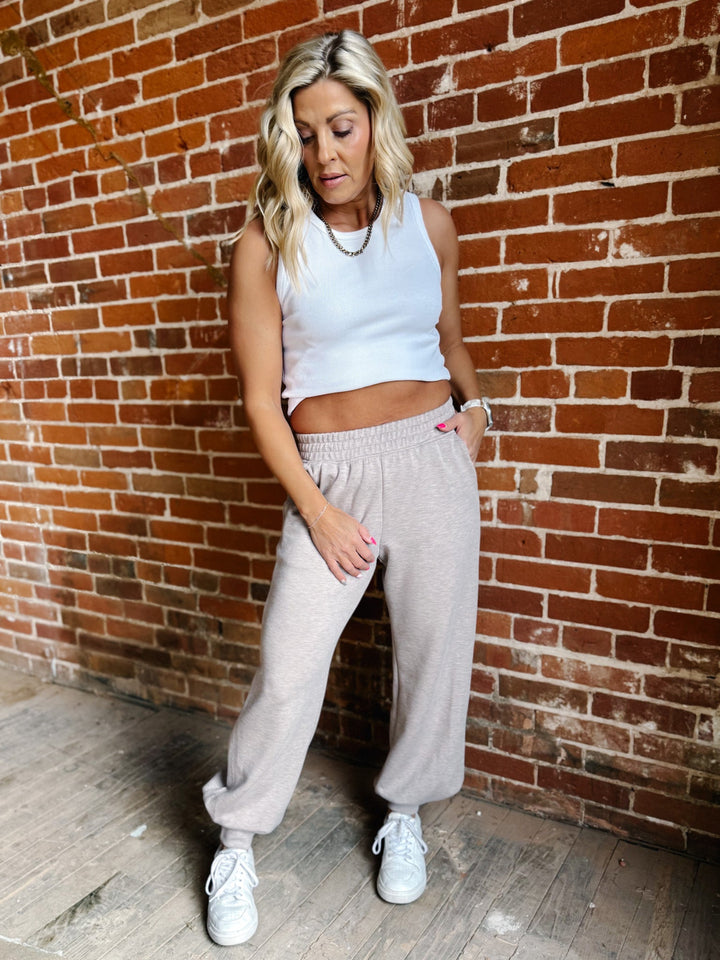 Cloud Nine Scuba Joggers, Heather Taupe
