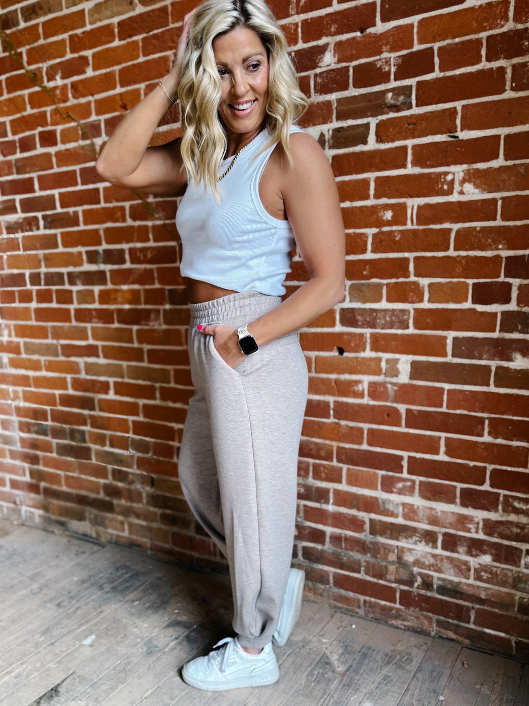 Cloud Nine Scuba Joggers, Heather Taupe