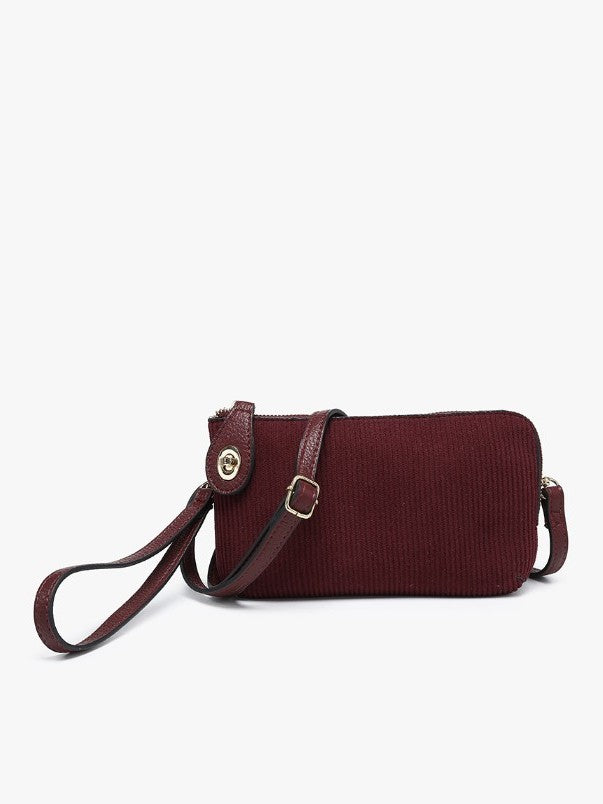 The Kendall Corduory Crossbody/Wristlet
