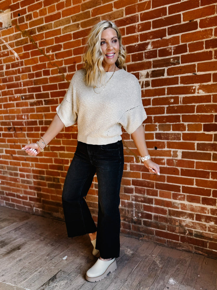 Cozy Confessions Knit Top, Oatmeal