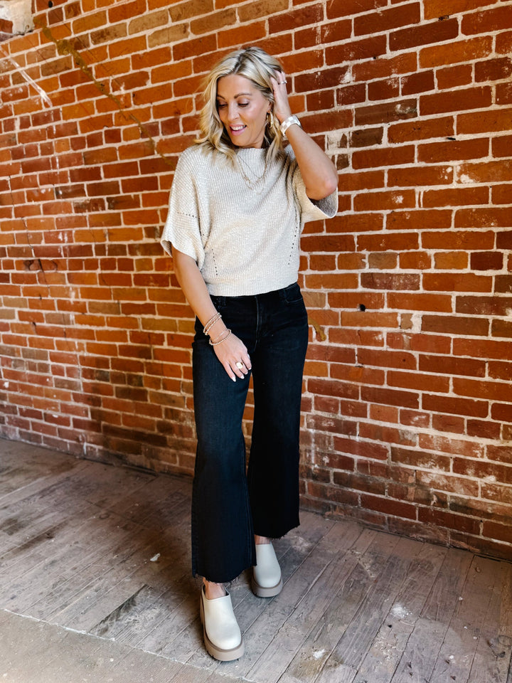 Cozy Confessions Knit Top, Oatmeal