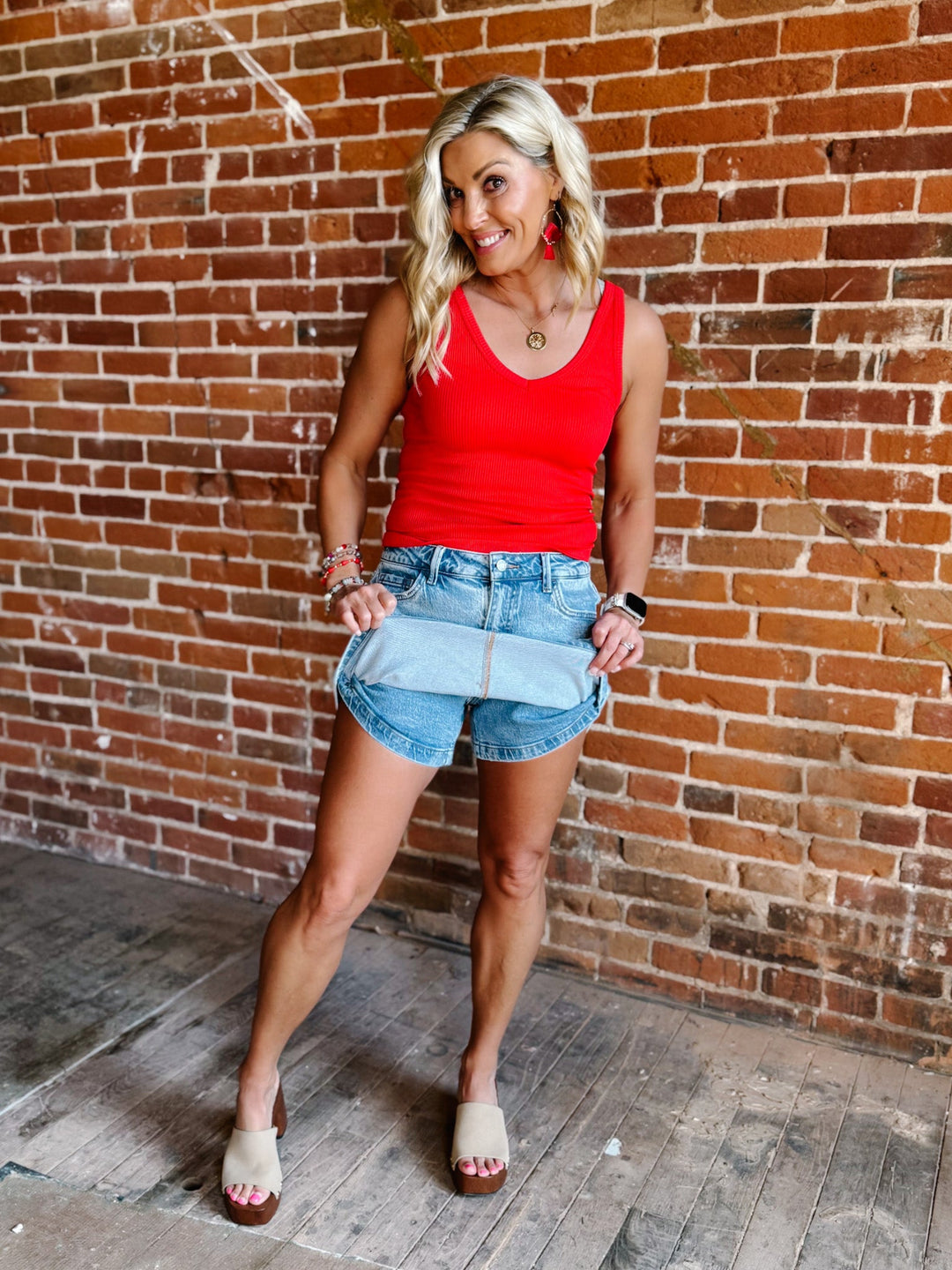 Denim Days Skort, Light Wash