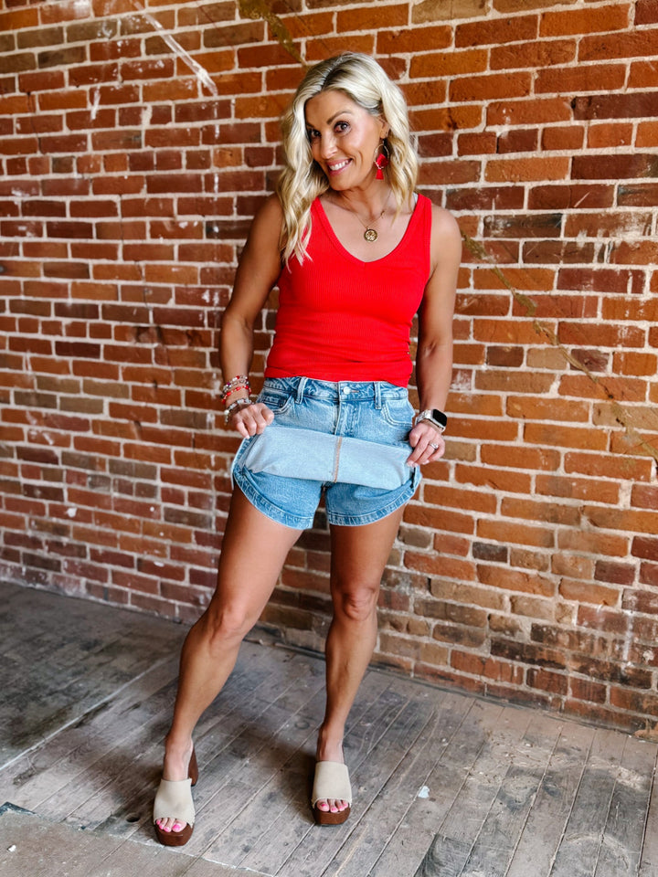 Denim Days Skort, Light Wash