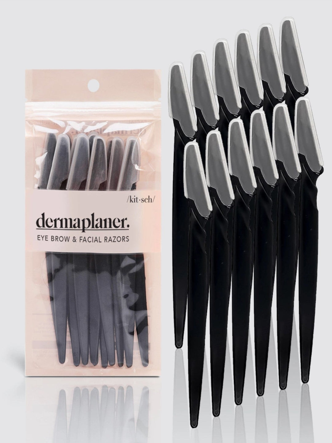 Dermaplaner 12 Pack, Black