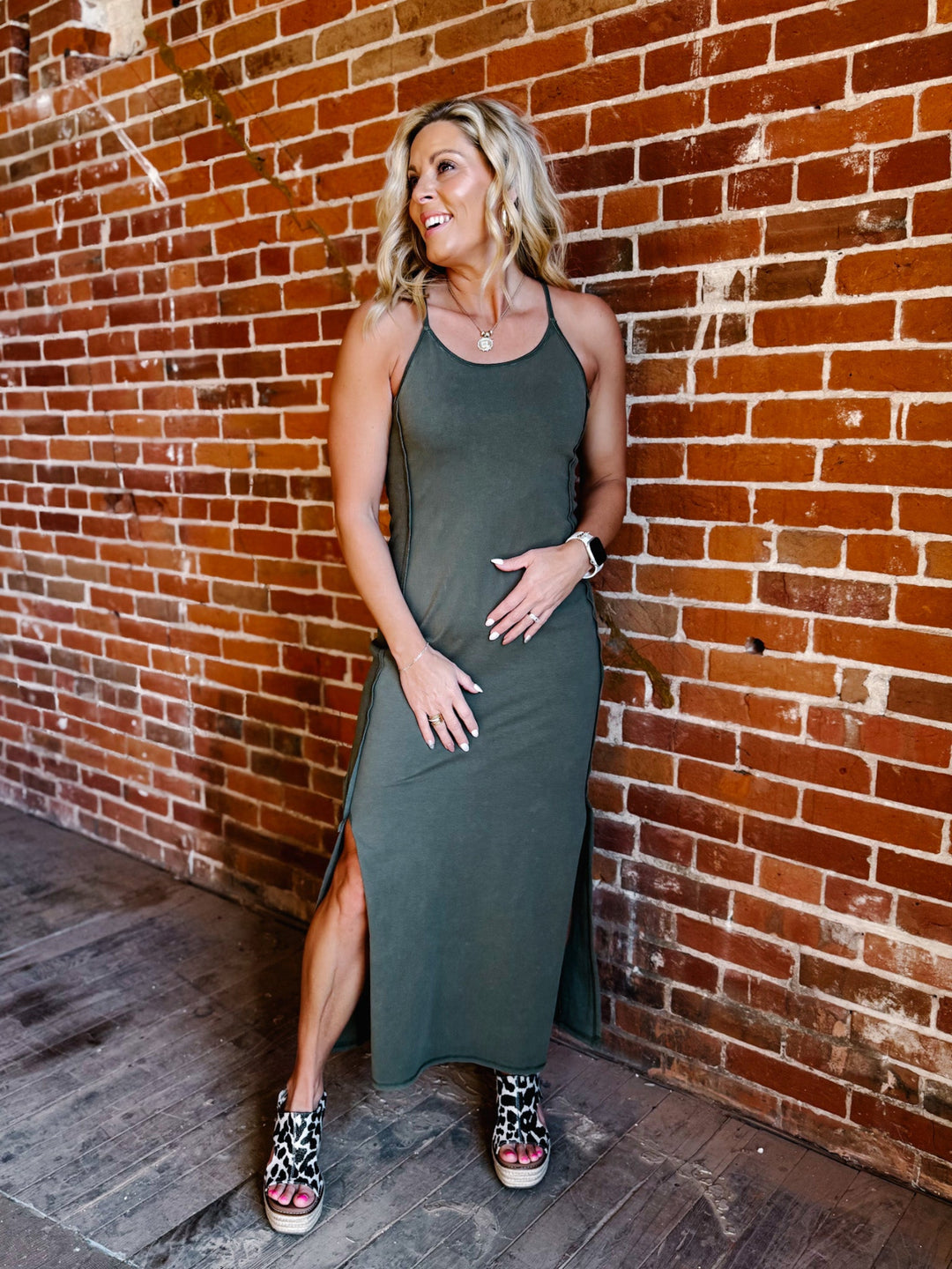 Desert Drift Mineral Wash Maxi Dress, Adventurer