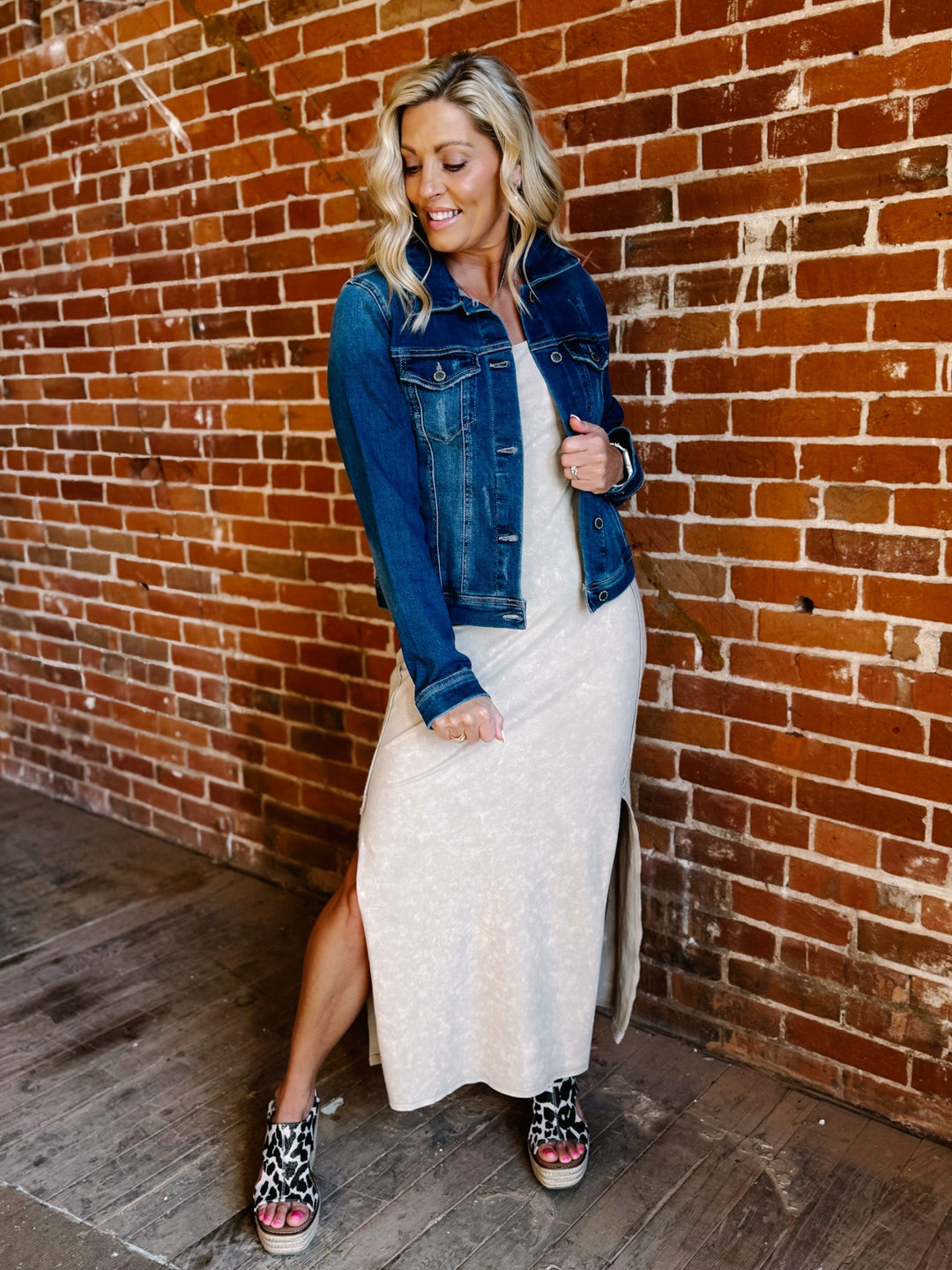 Desert Drift Mineral Wash Maxi Dress, Bamboo