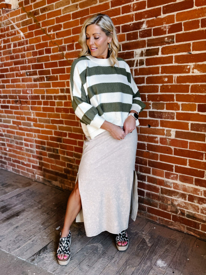 Desert Drift Mineral Wash Maxi Dress, Bamboo