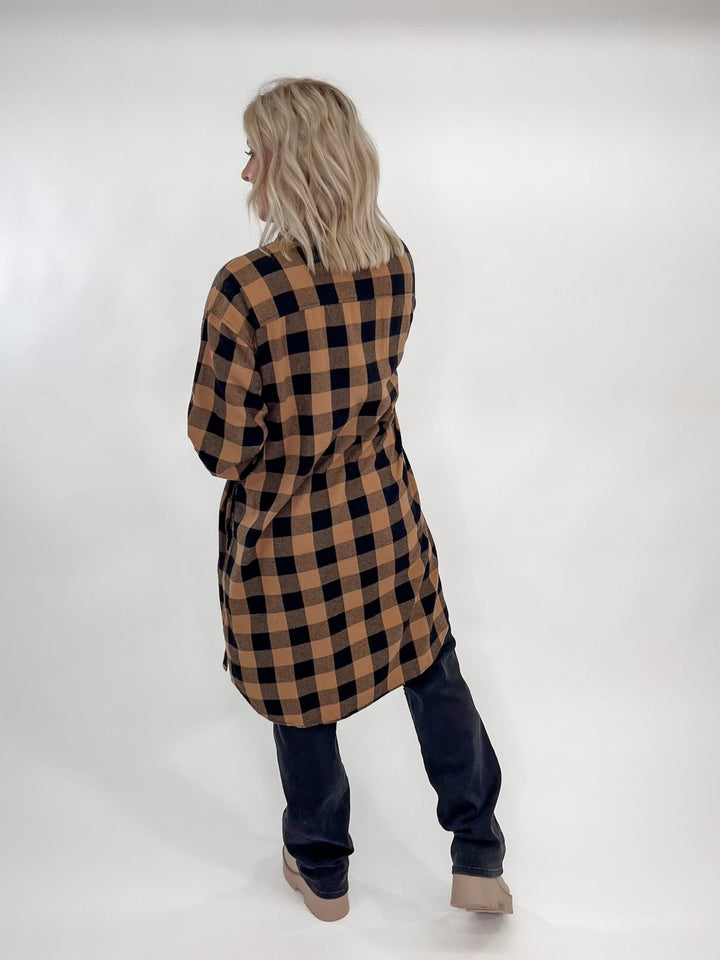 Double Duty Duster Plaid, Sand