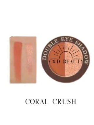 Coastal Glow Double Eye Shadows Coral Crush