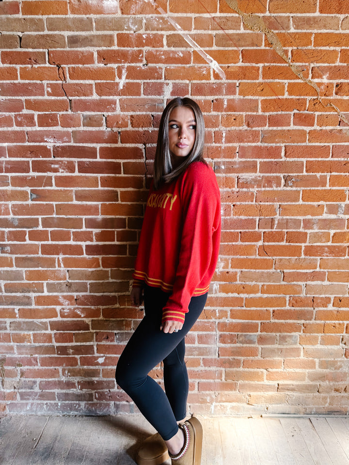 **EXCLUSIVE** Kansas City Spirit Sweater, Red