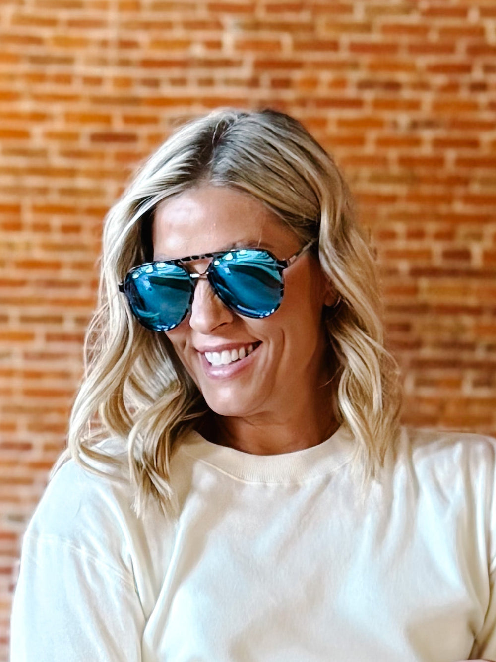 Earhart Sunglasses by Dax Eyewear, Blue