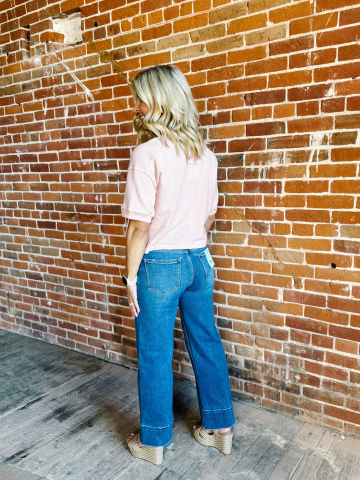 Easy Living Button Up Cardigan, Light Pink