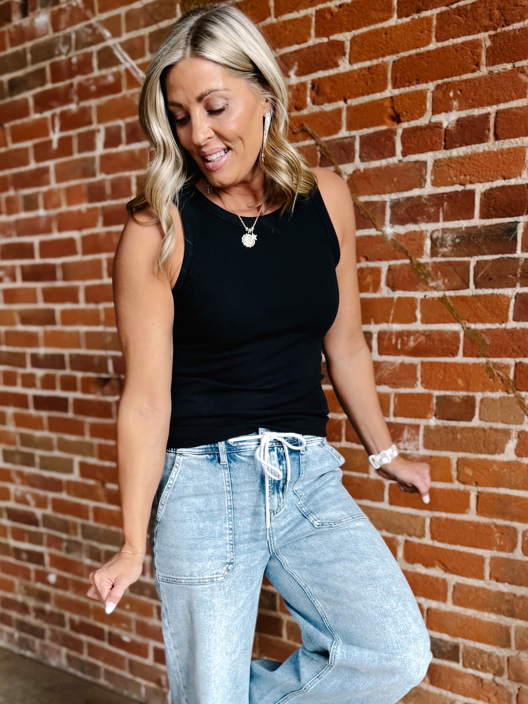 Edlin Tank Top, Black