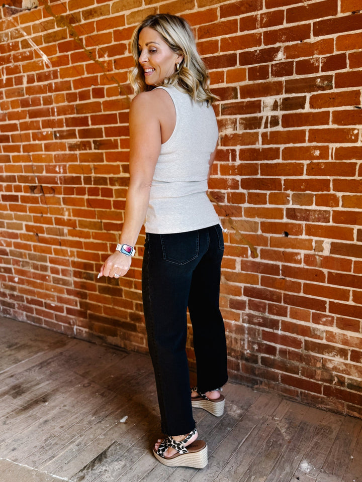 Edlin Tank Top, Heather Taupe