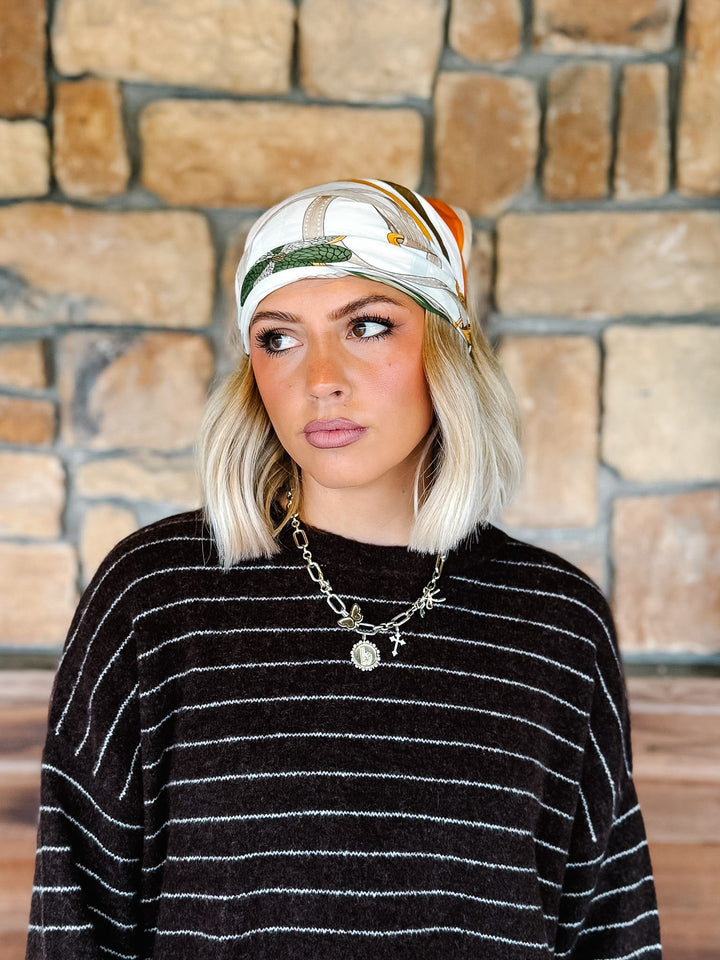 Equestrian Escape Silk Scarf