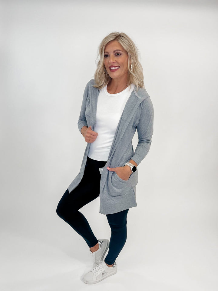 Everywear Cardigan, Grey