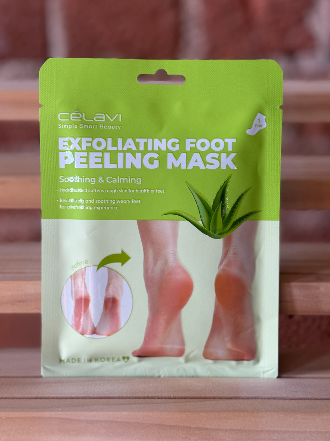 Exfoliating Foot Peeling Mask, Aloe