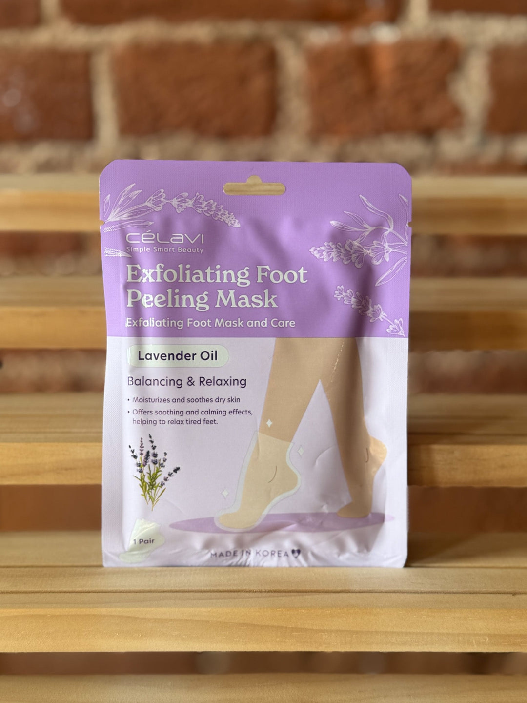 Exfoliating Foot Peeling Mask, Lavender Oil