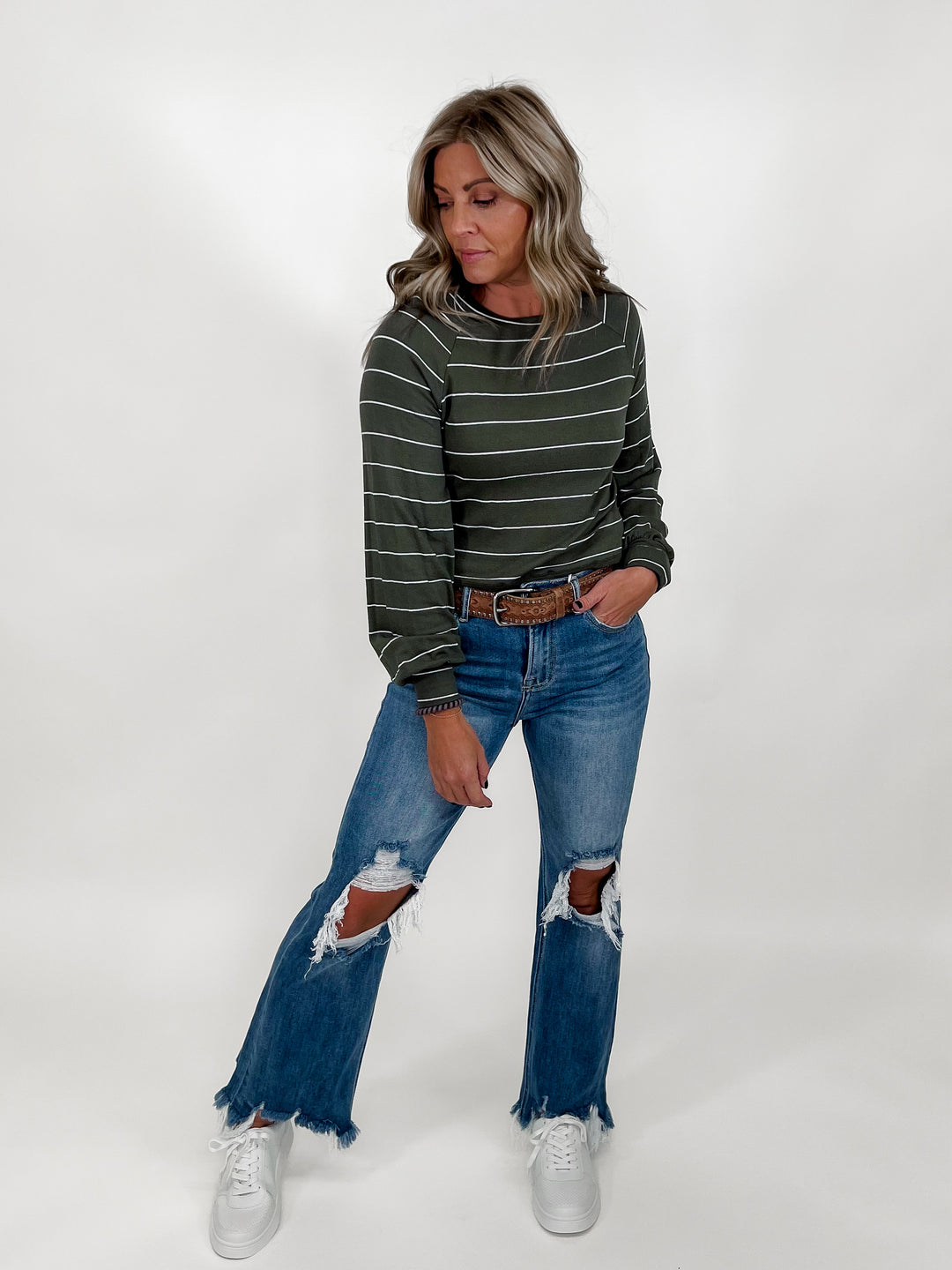Bring on the Good Times High Rise Straight Crop Jeans, Medium