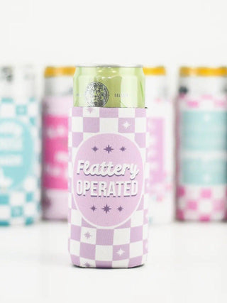 Flattery Operated Slim Can Koozie