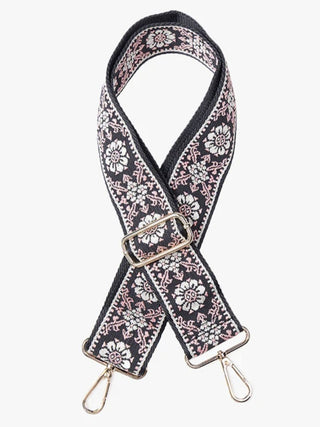 The In Full Bloom Floral Guitar Bag Strap