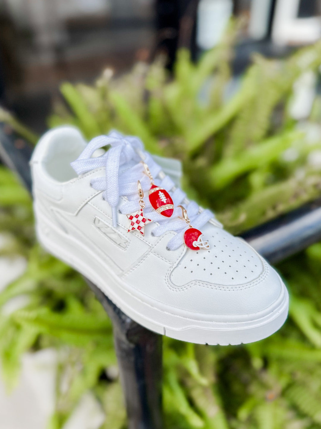 Football, Helmet & Star Gameday Charm Set, Red