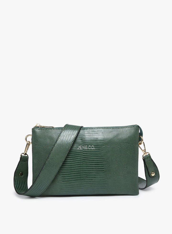 Izzy Crossbody, Lizard Green