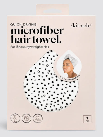 Quick Dry Hair Towel, Micro Dot