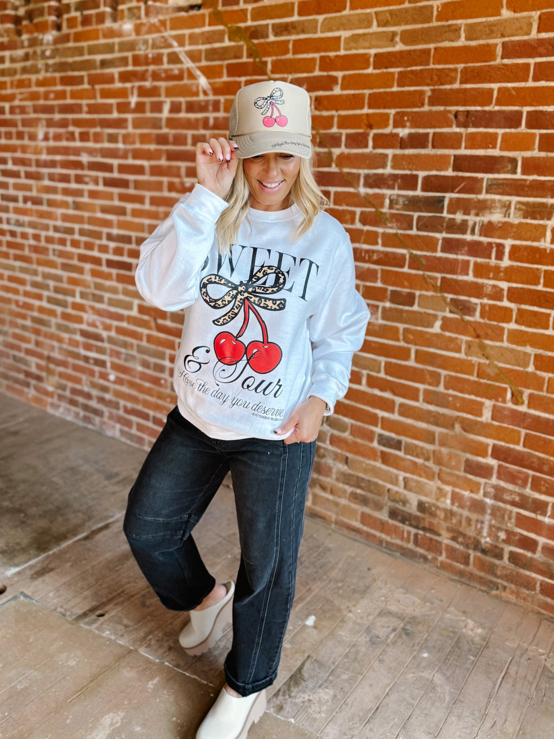 Have the Day You Deserve Trucker Hat, Tan