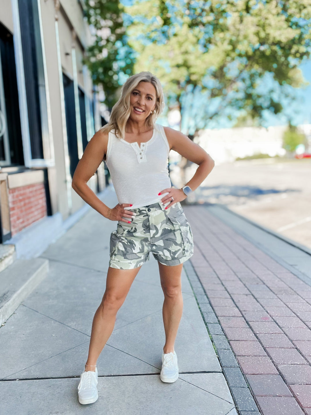 Hidden in the Dark Cargo Shorts, Camo