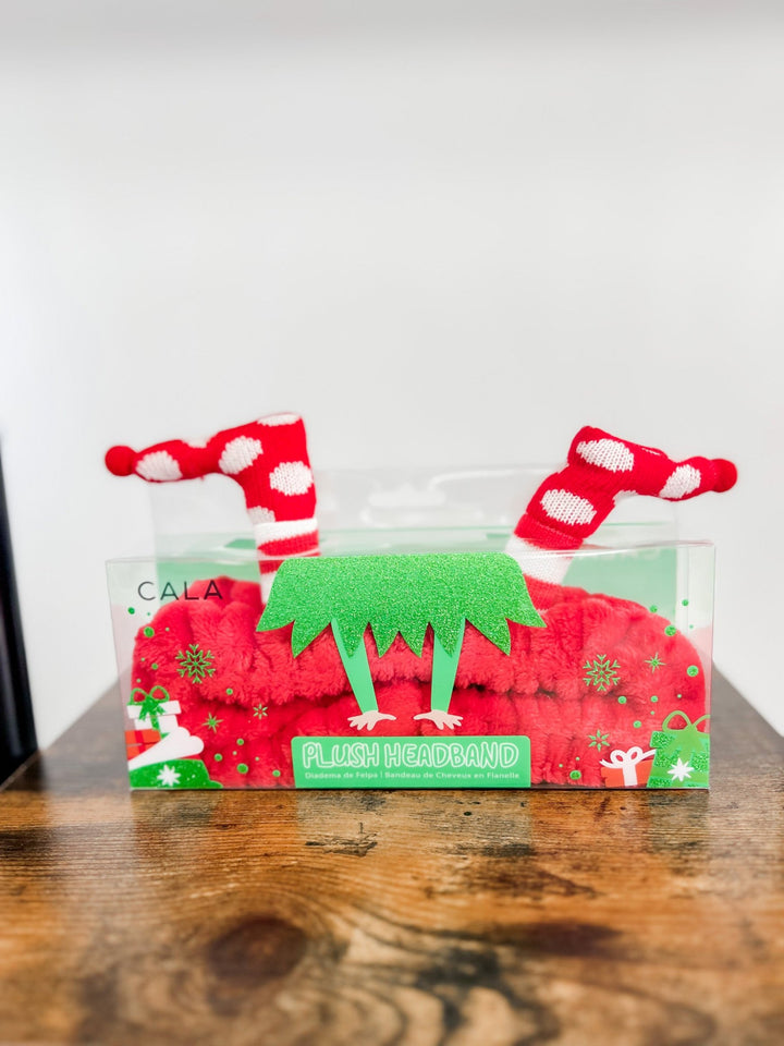 Holiday Spa Plush Headbands, elf