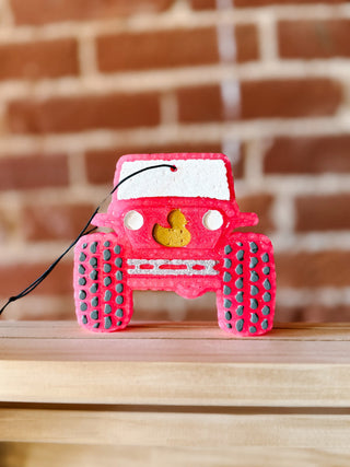 Jeep Car Freshie, Hot Pink Champagne Toast