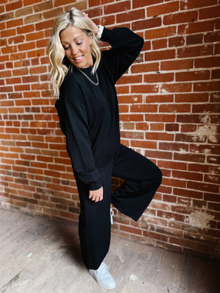 I Feel Good Scuba Pullover, Black