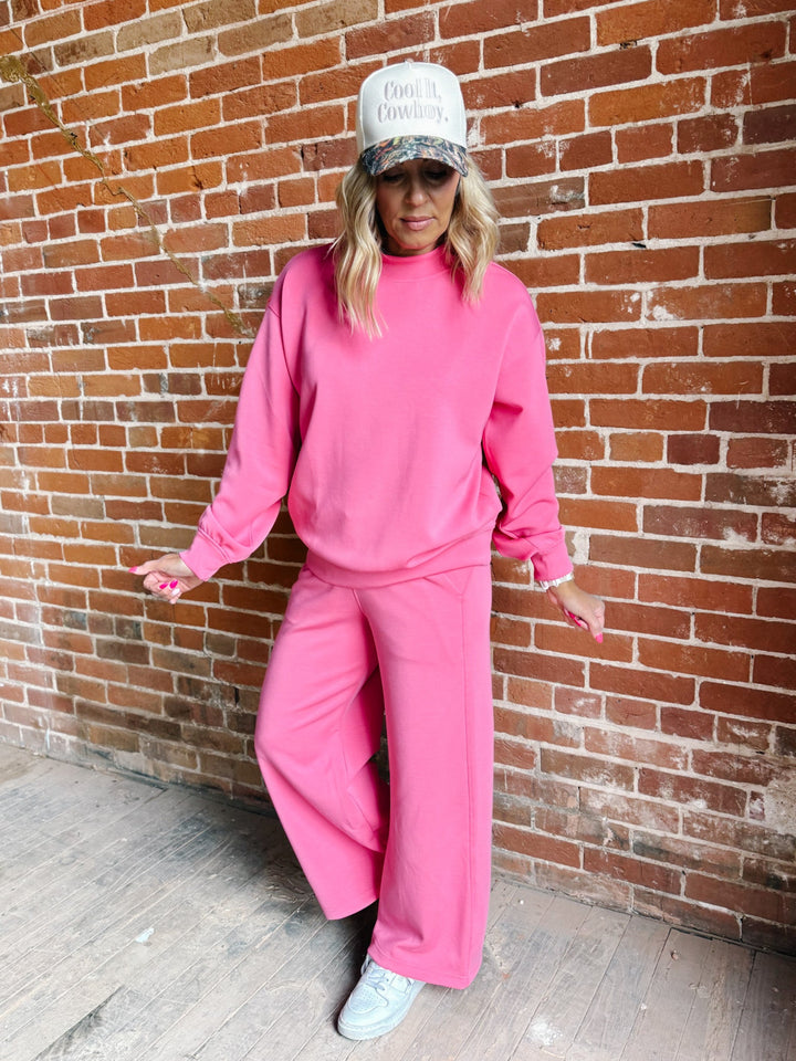 I Feel Good Scuba Pullover, Brink Pink