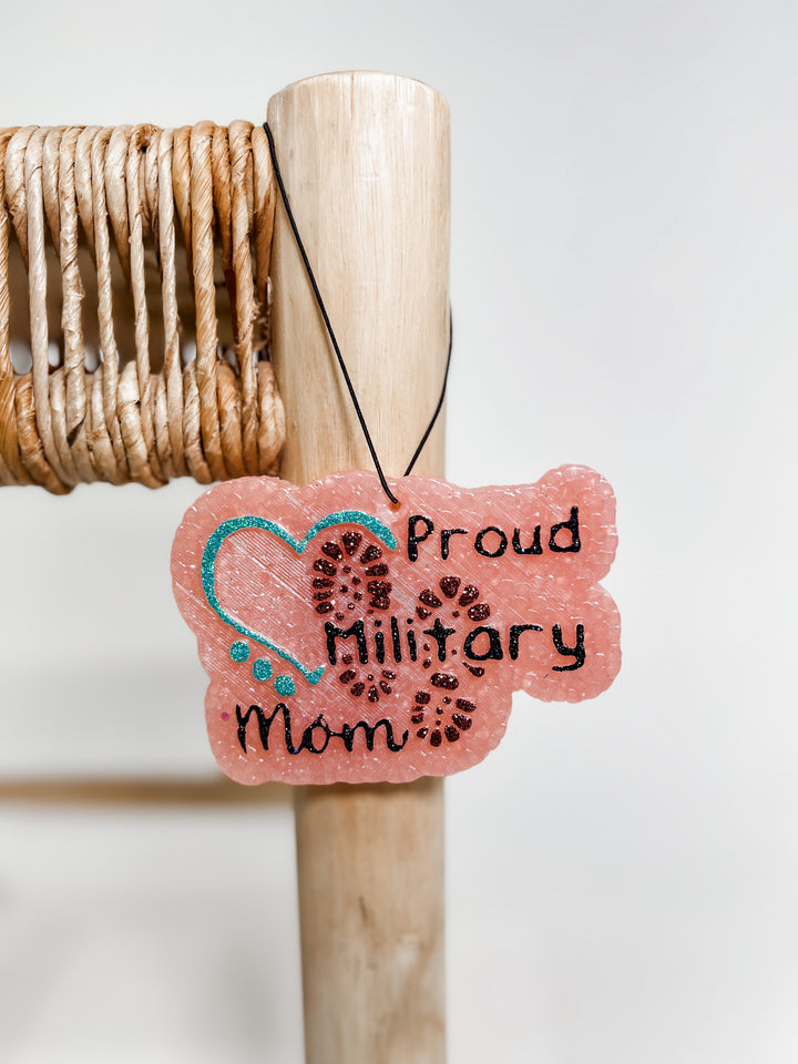 Proud Military Mom Car Freshie, Assorted Scents