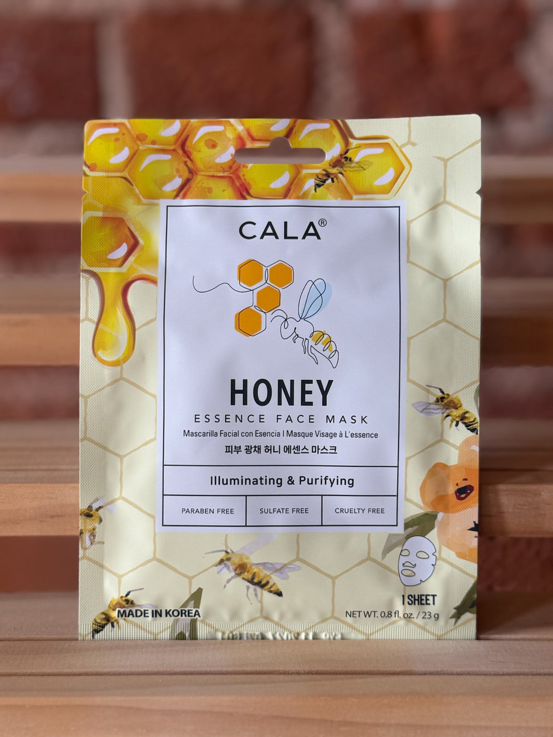 Illuminating & Purifying Face Mask, Honey