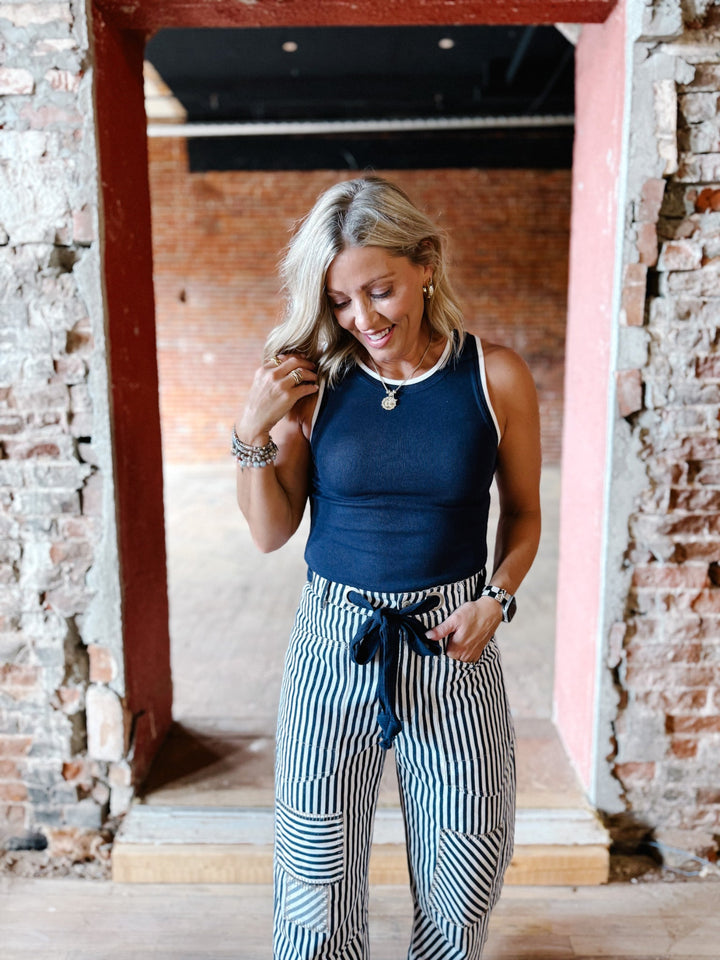 Irina Tank, Navy Blue