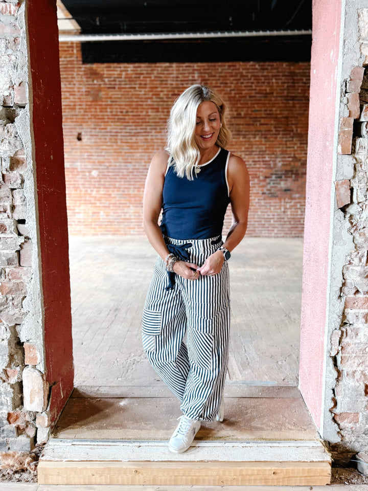 Irina Tank, Navy Blue