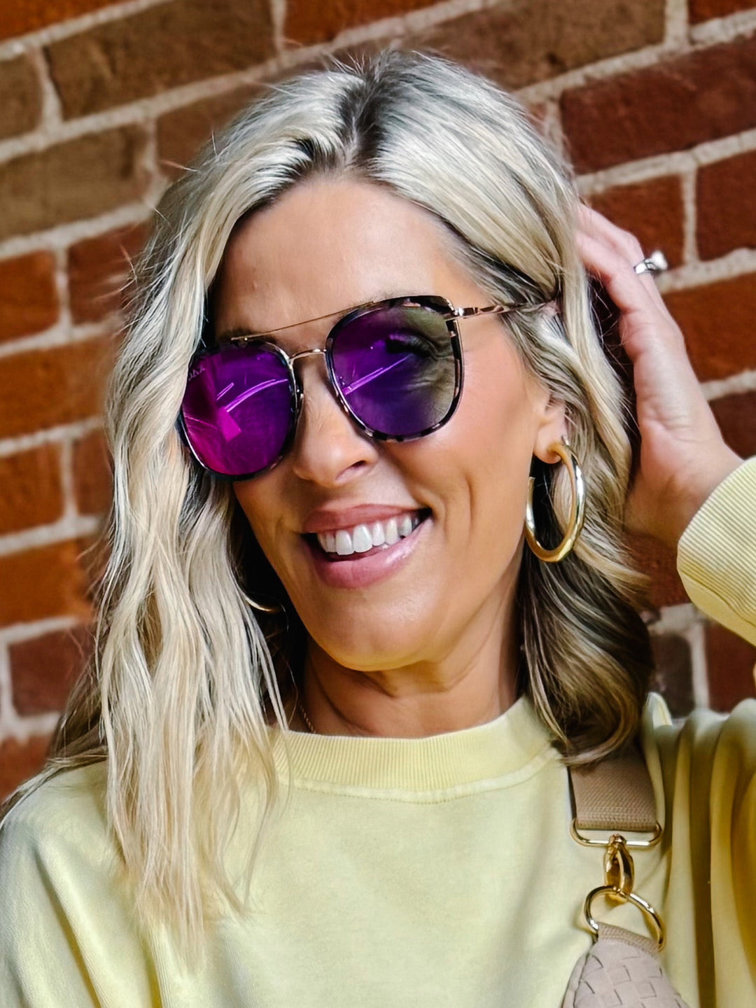 Ivy Sunglasses by Dax Eyewear, Marble