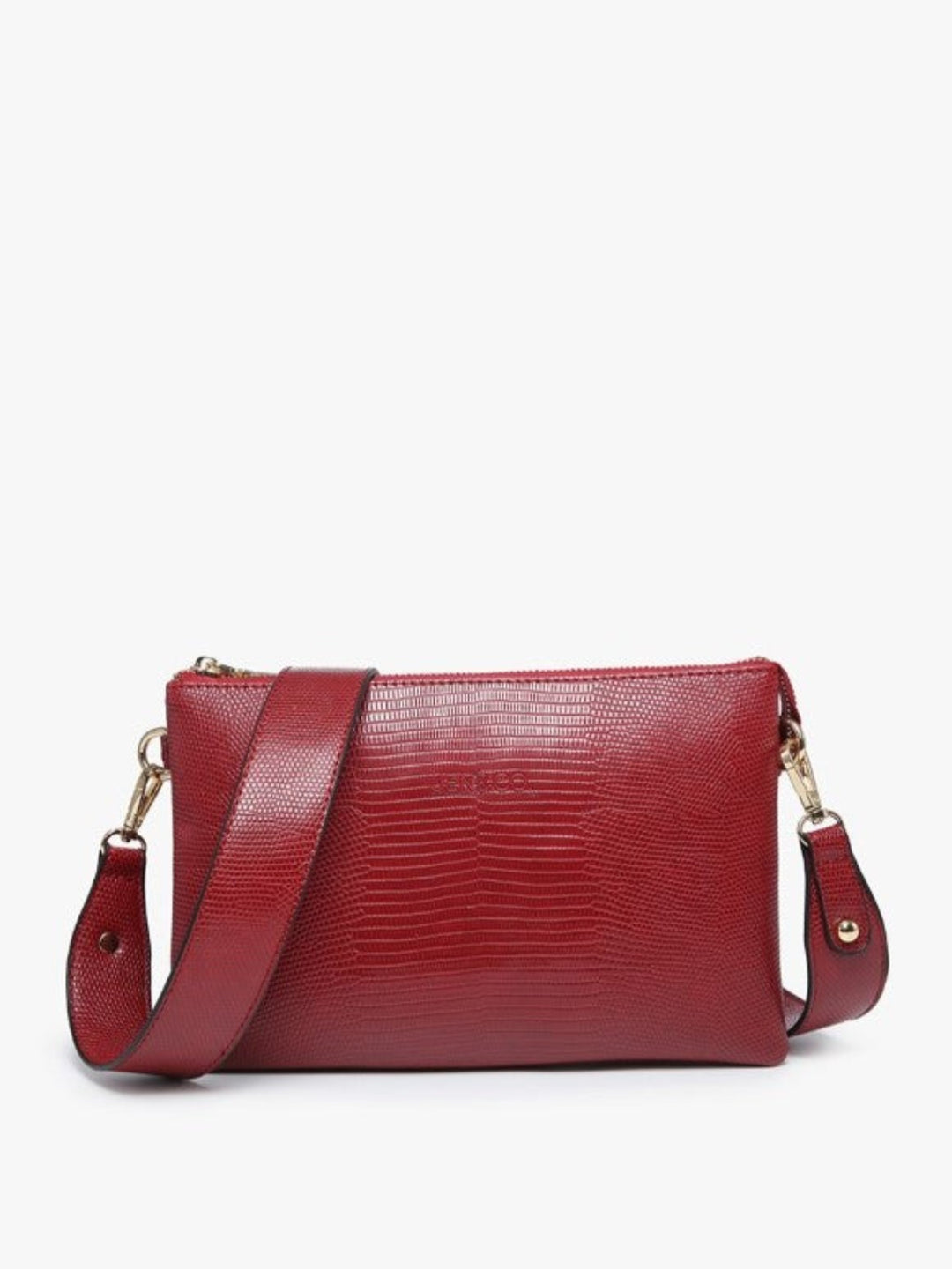 Izzy Crossbody, Lizard Red